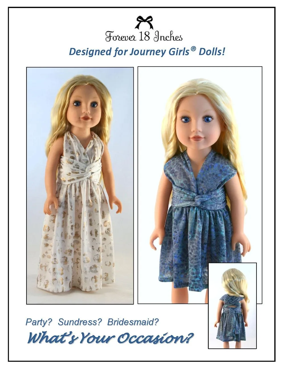 Infinity Dress Pattern for Journey Girls Dolls