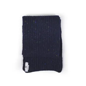 Inis Meáin Rib Knit Scarf - Blue