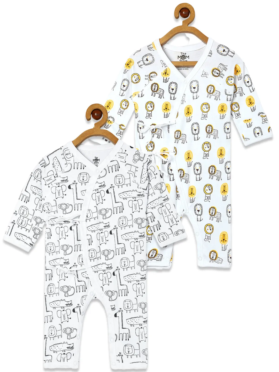 Jabla Style Infant Romper Combo of 2-The Jungle Book-Lion King