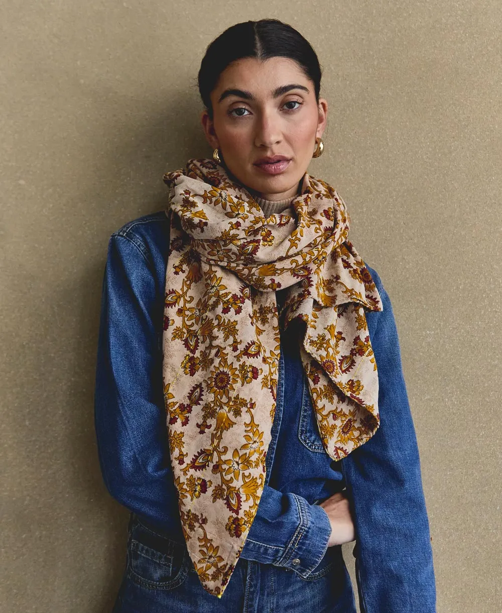 Kantha Long Scarf - No. 240509