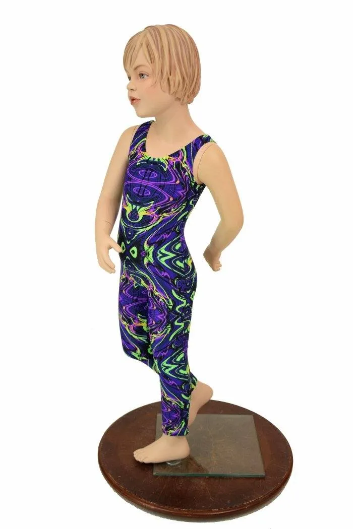 Kids Neon Melt Catsuit