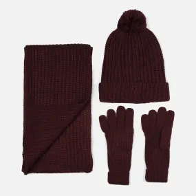 LADIES FASHION SCARF & CAP & GLOVES