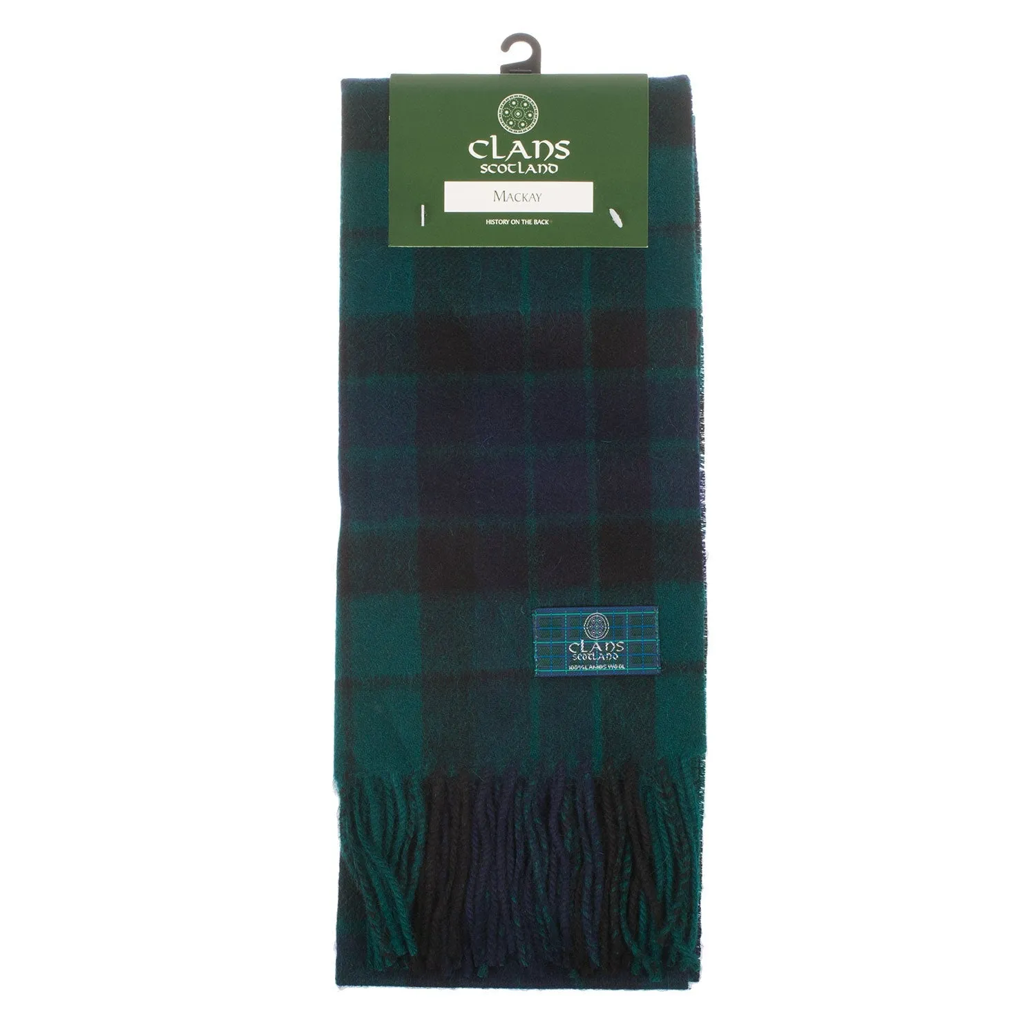 Lambswool Scottish Tartan Clan Scarf  Mackay