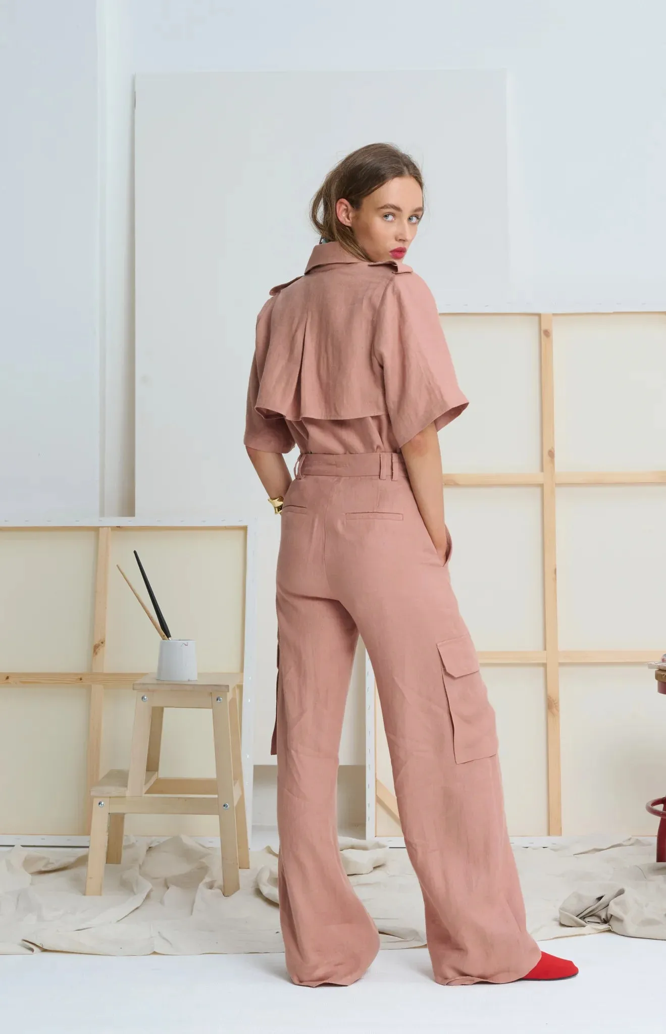 LE TRENCH SHIRT | Sandy Pink