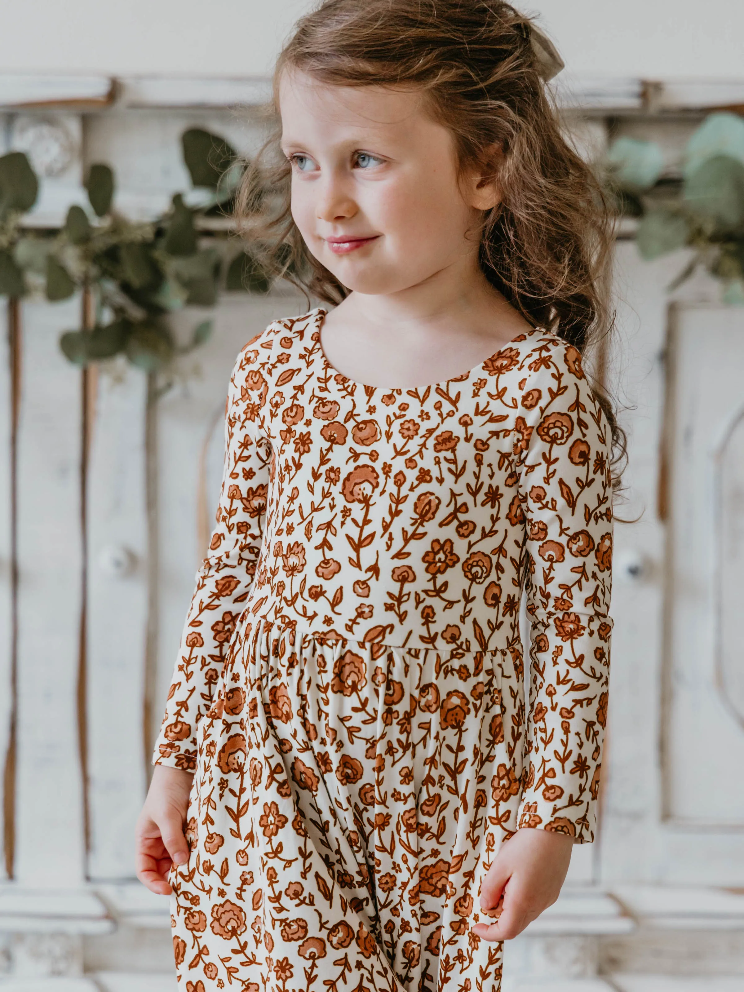 Leggy Romper - Rustic Flowers