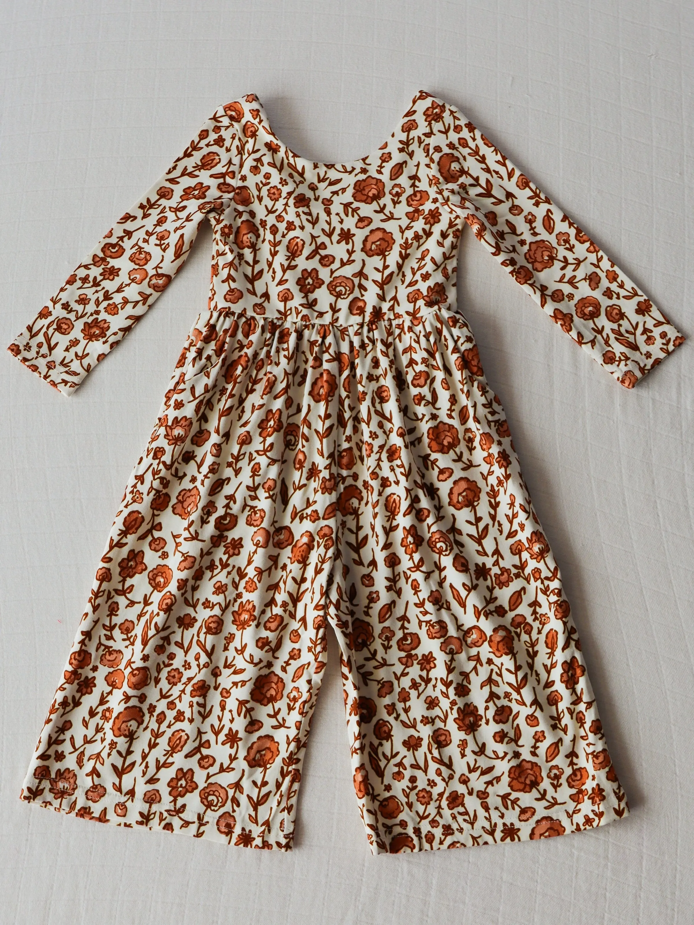 Leggy Romper - Rustic Flowers