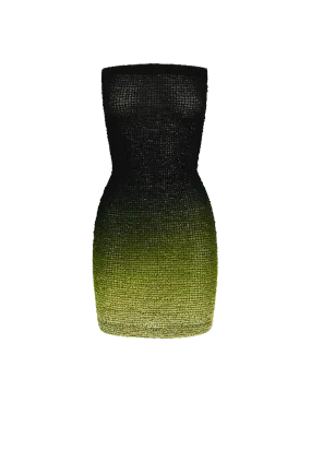 Lime Nido Silk Dress