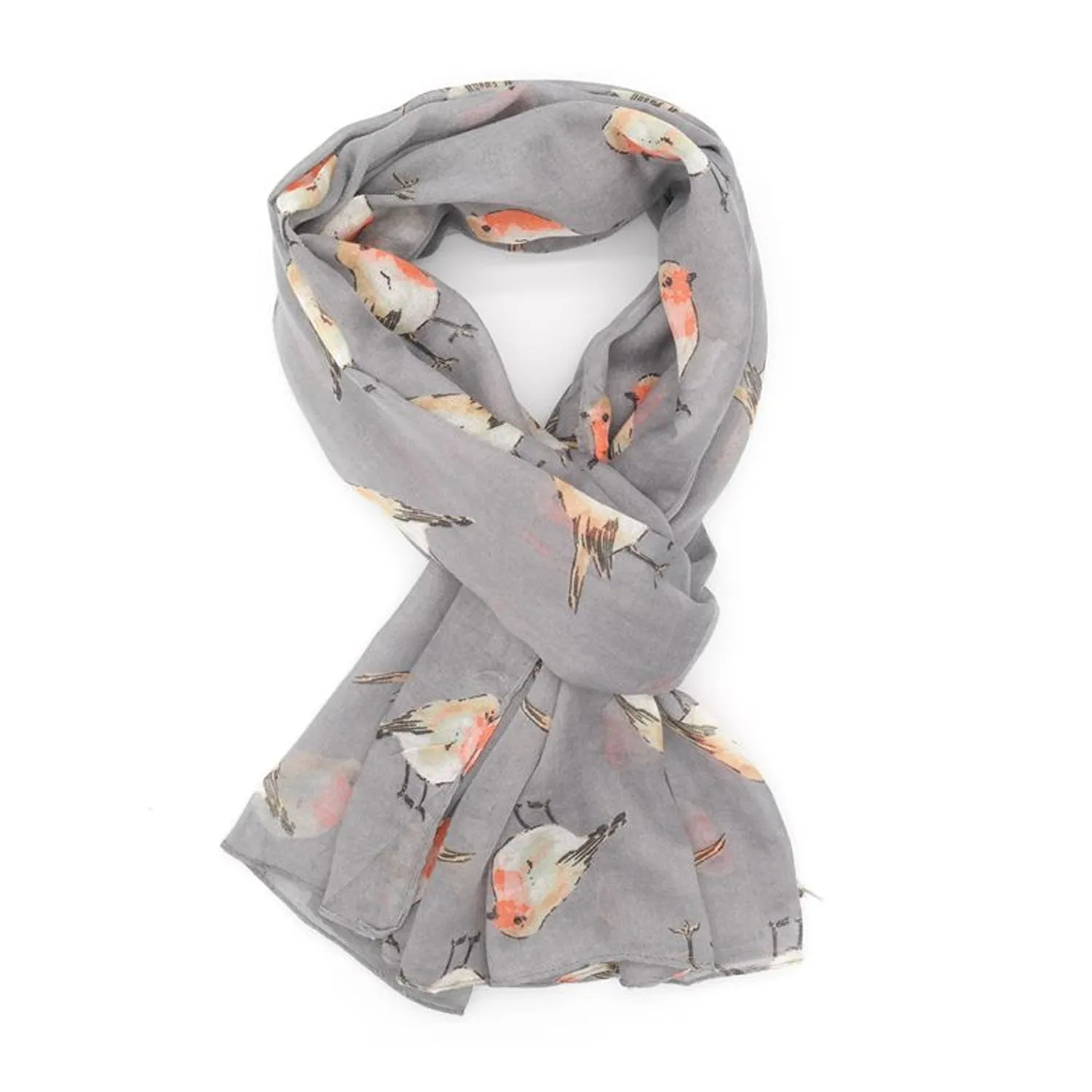 Little Robins Print Scarf