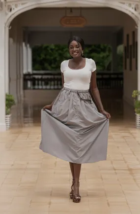 Macabi Skirt - Light Gray