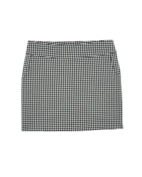 Mandy A-line Skort | Black / White