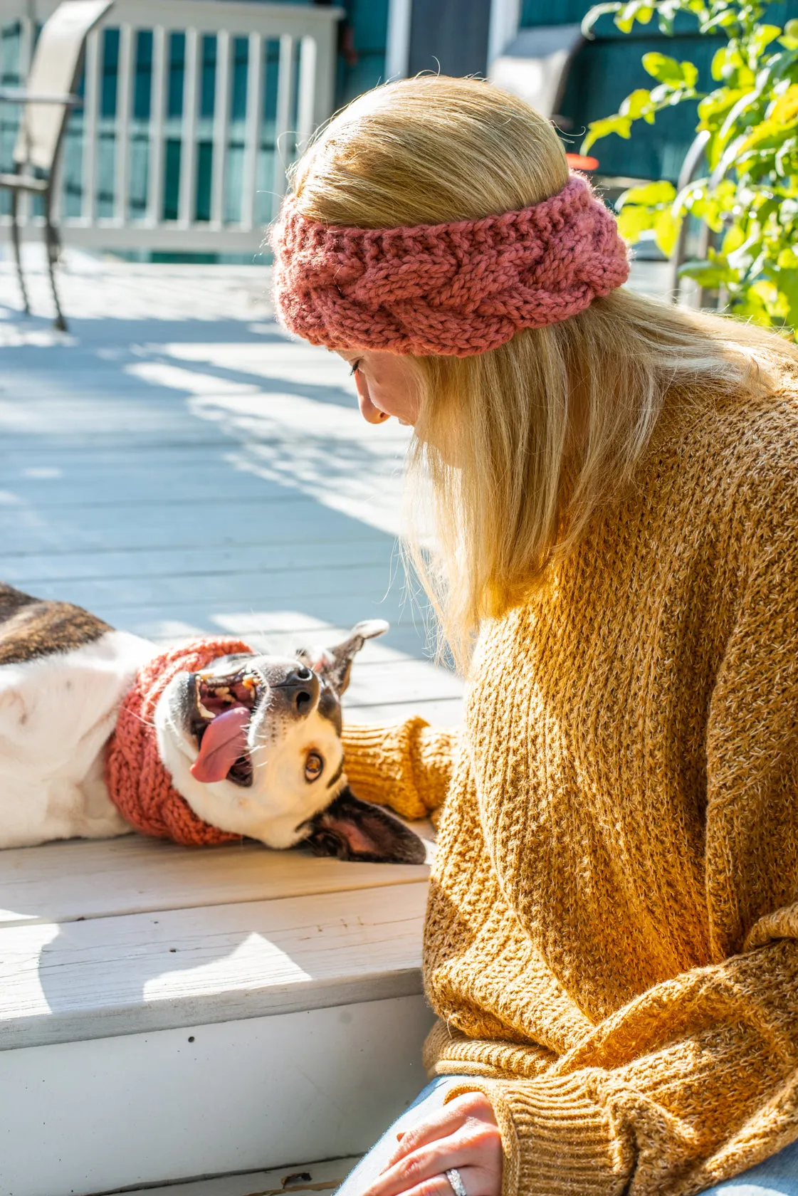 Matching Headband & Cowl Set