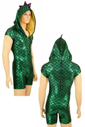 Mens Mardi Gras Dragon Romper