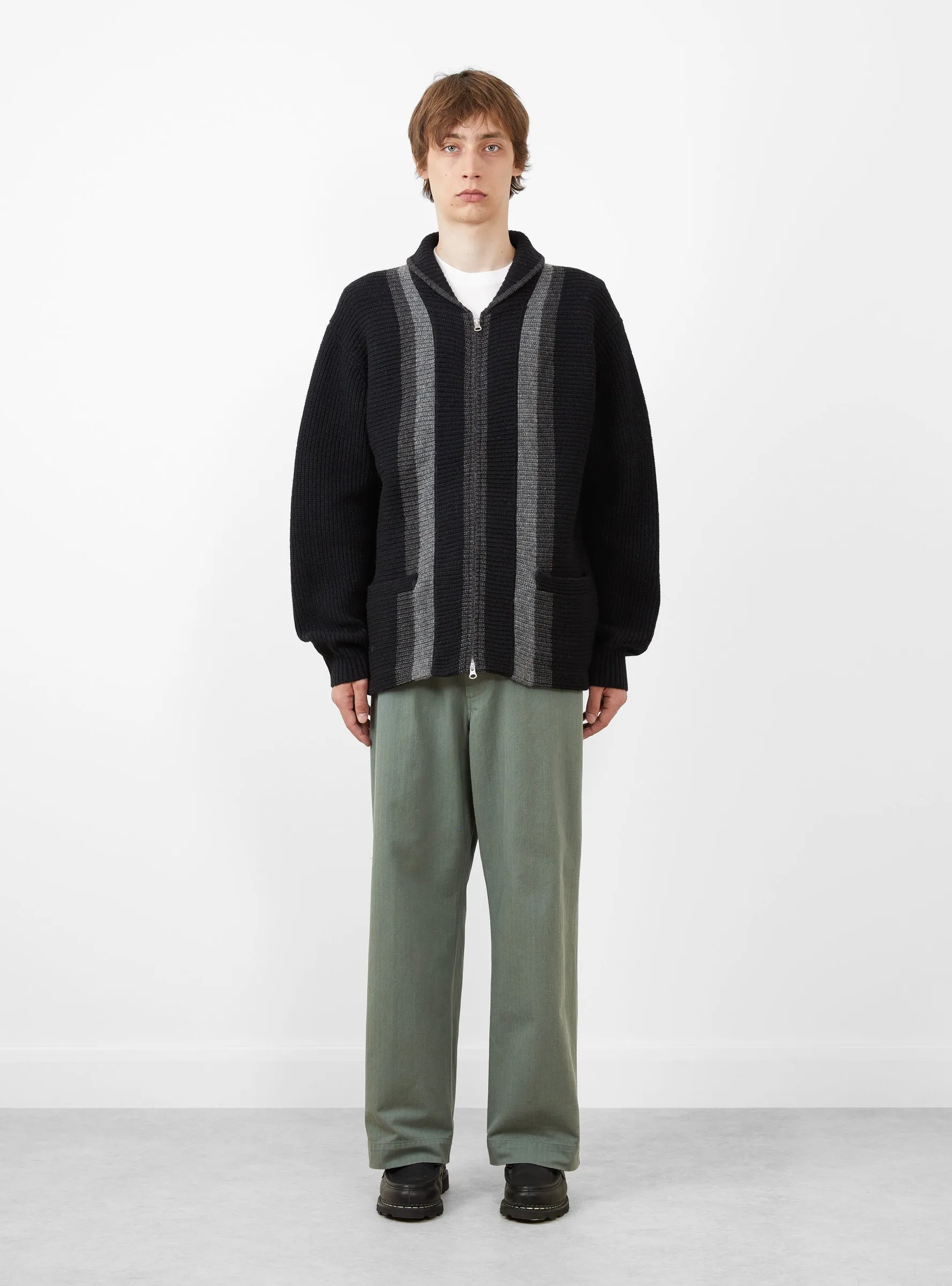 MIL Trousers Herringbone Sage