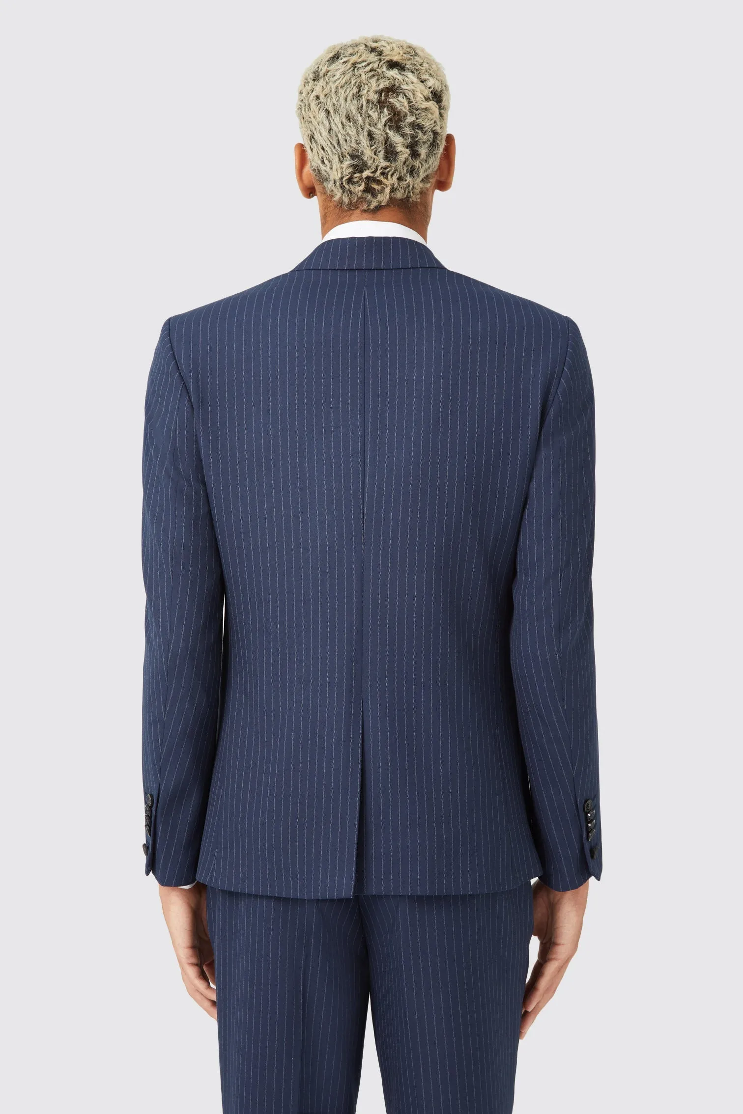 Milltown Slim Fit Double Breasted Navy Suit TT x AM - ARCHIVE