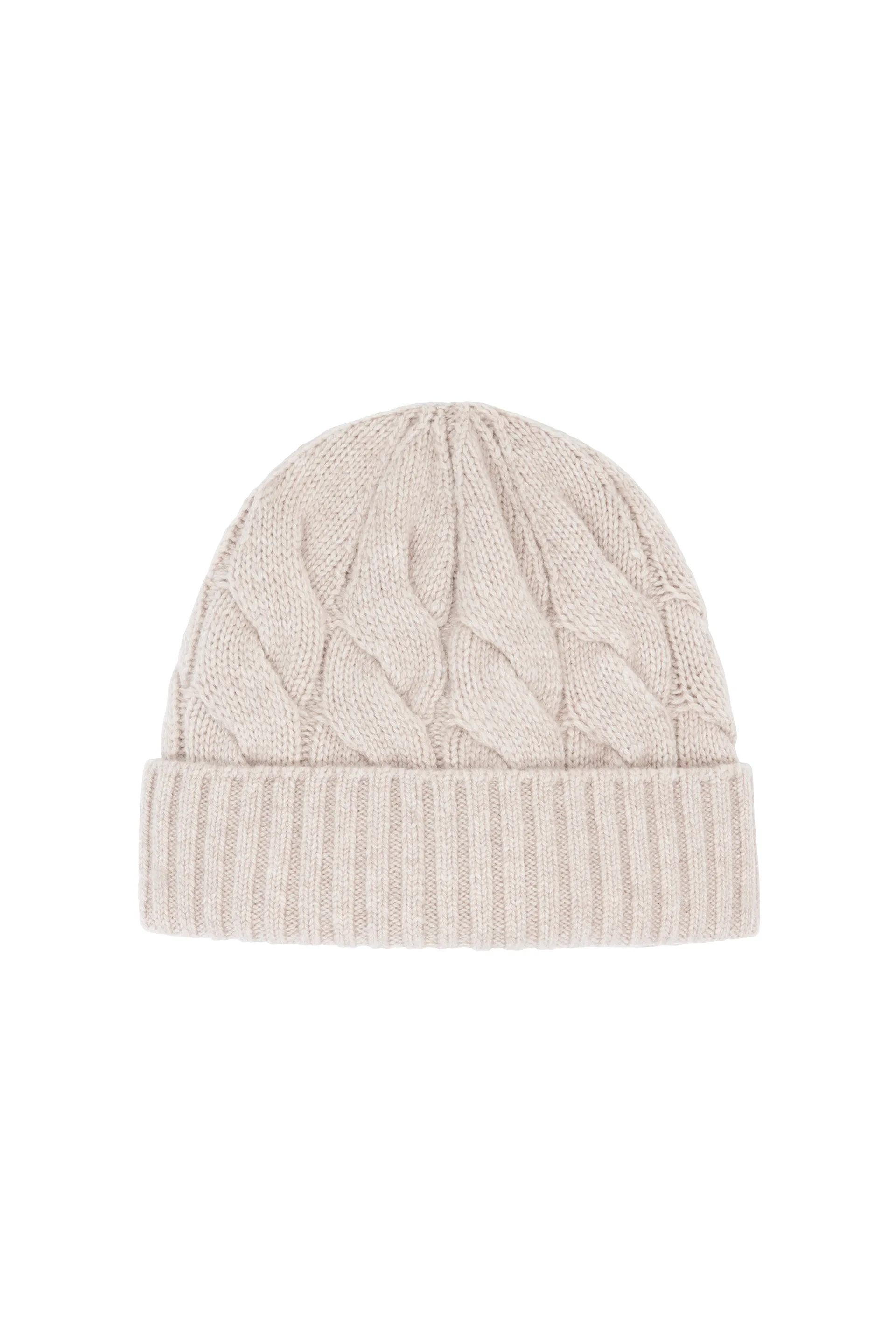 Oatmeal Vail Cable Knit Hat