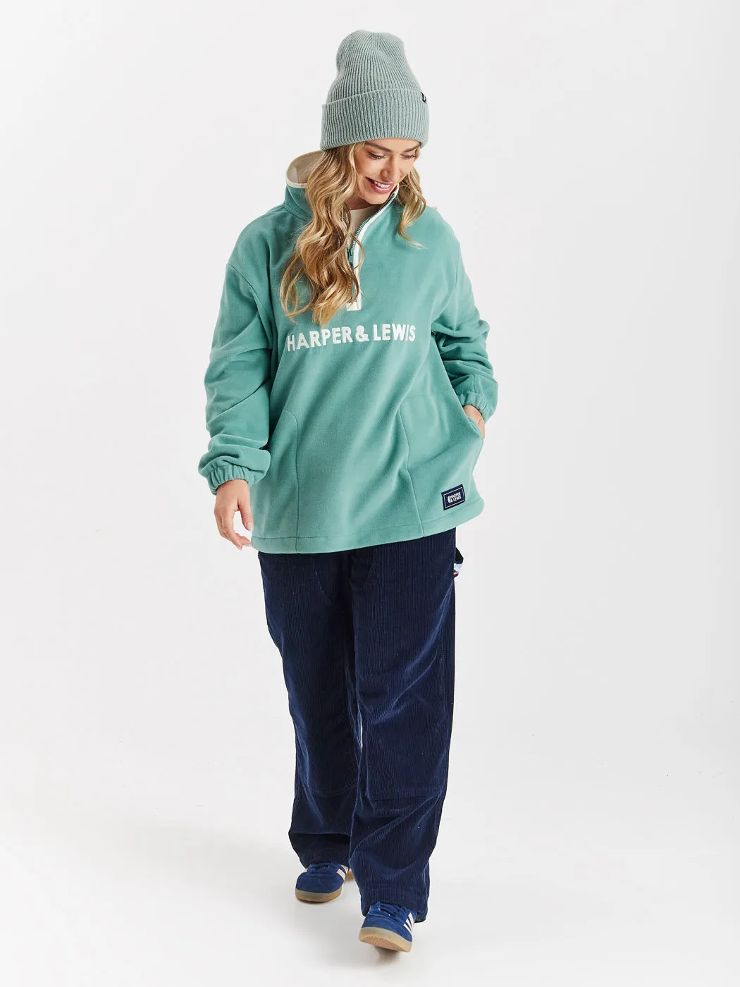 Ocean 1/4 Zip Fleece Sage