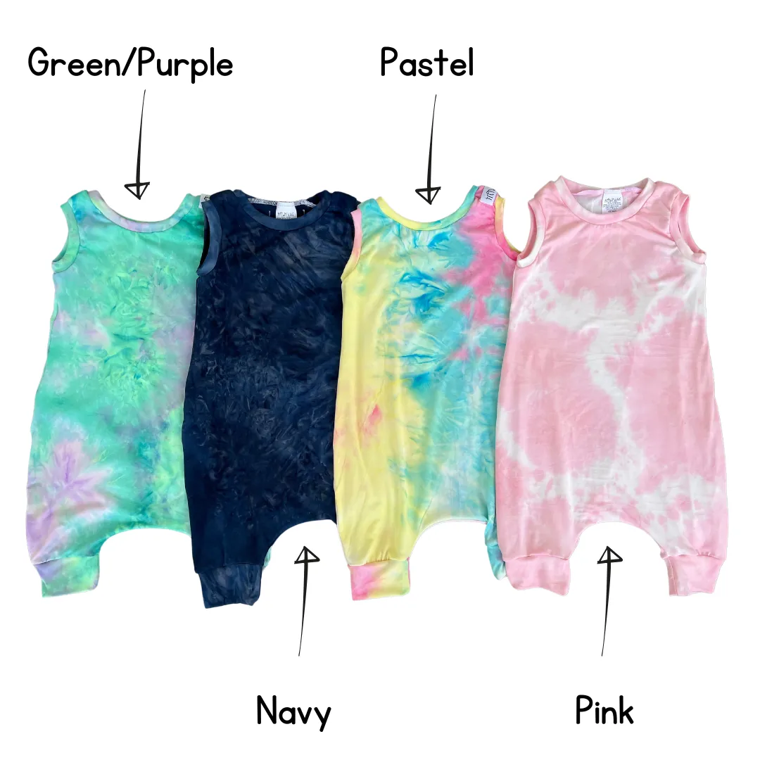 Oh My Tie Dye Romper- New Colors!!