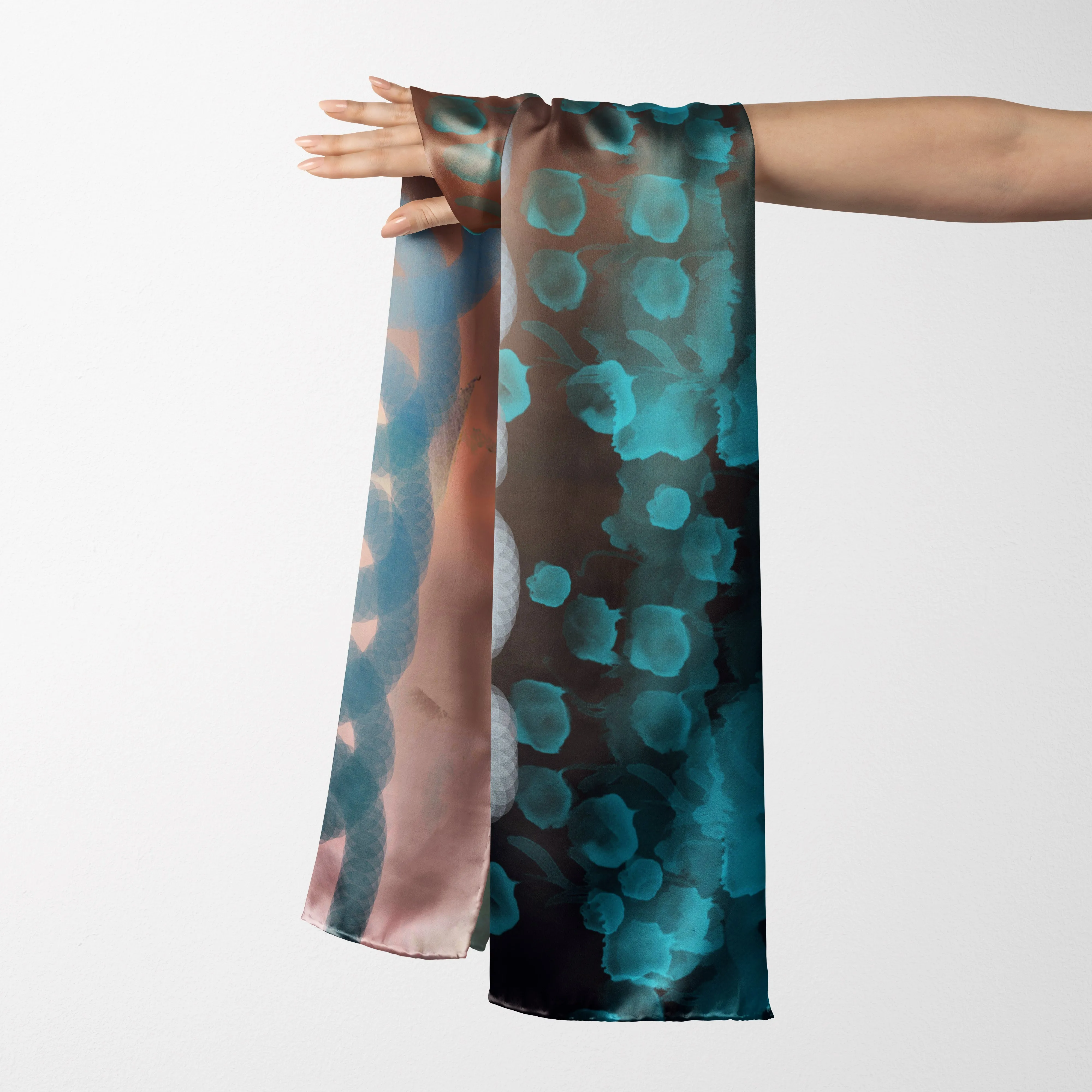 Oxidize Green - Silk Scarf