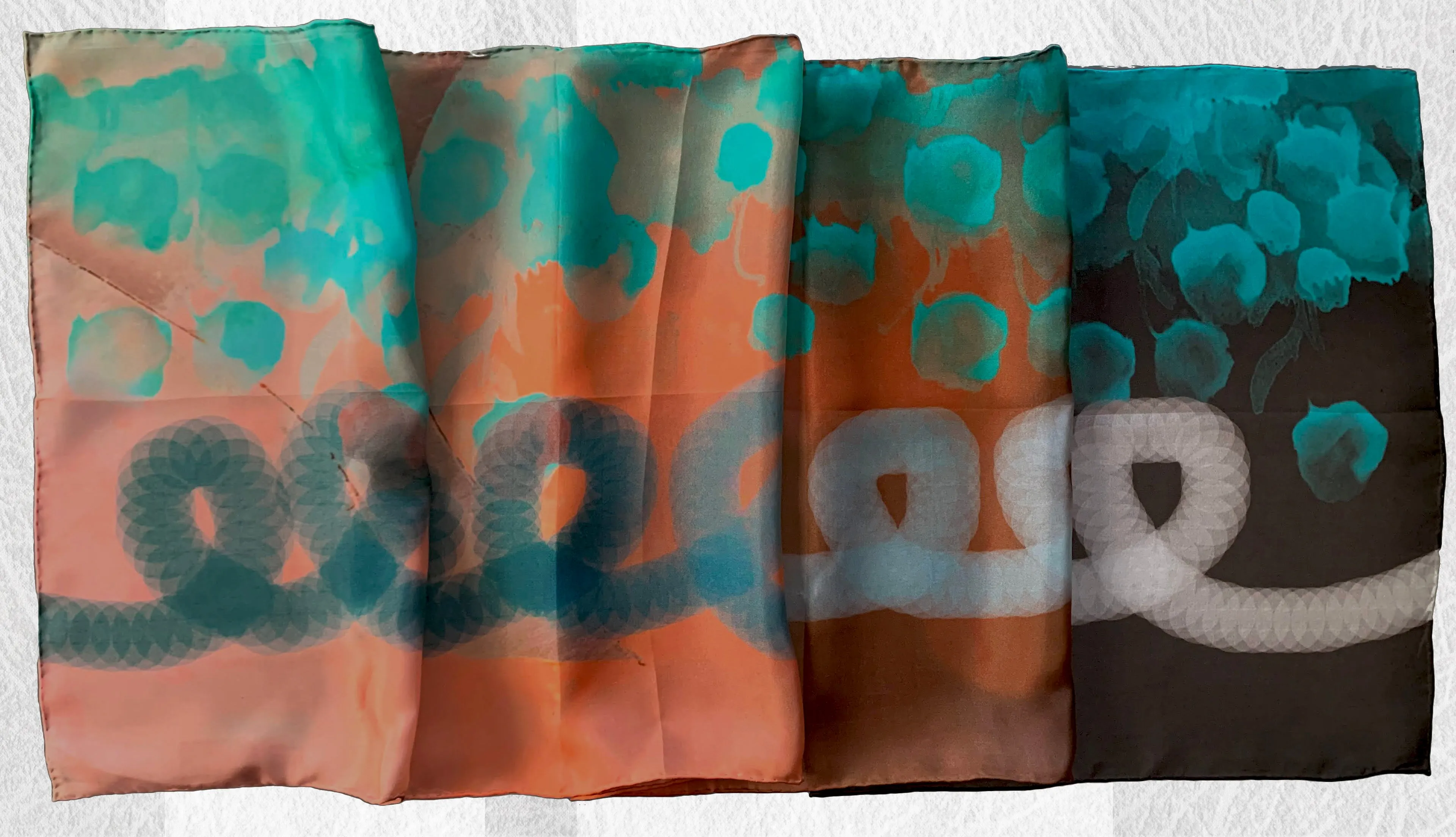 Oxidize Green - Silk Scarf