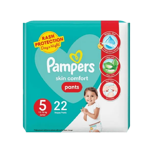 PAMPERS PANTS JUNIOR 5 22 PANTS