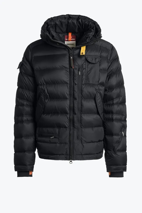 Parajumpers Men's Skimaster Jacket in Black Pencil PMPUFEN01FW22