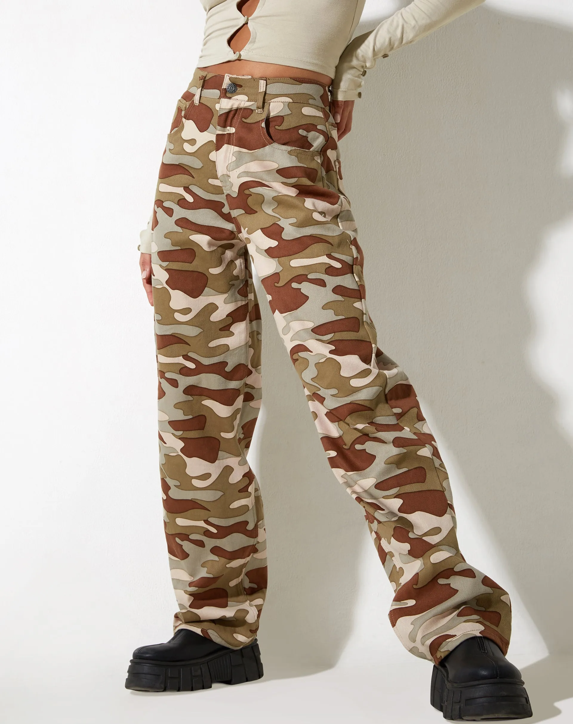 Parallel Jeans in Camo