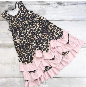 Pink Leopard Dress