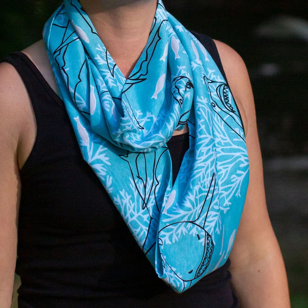 "Hello Chum" Sharks Infinity Scarf