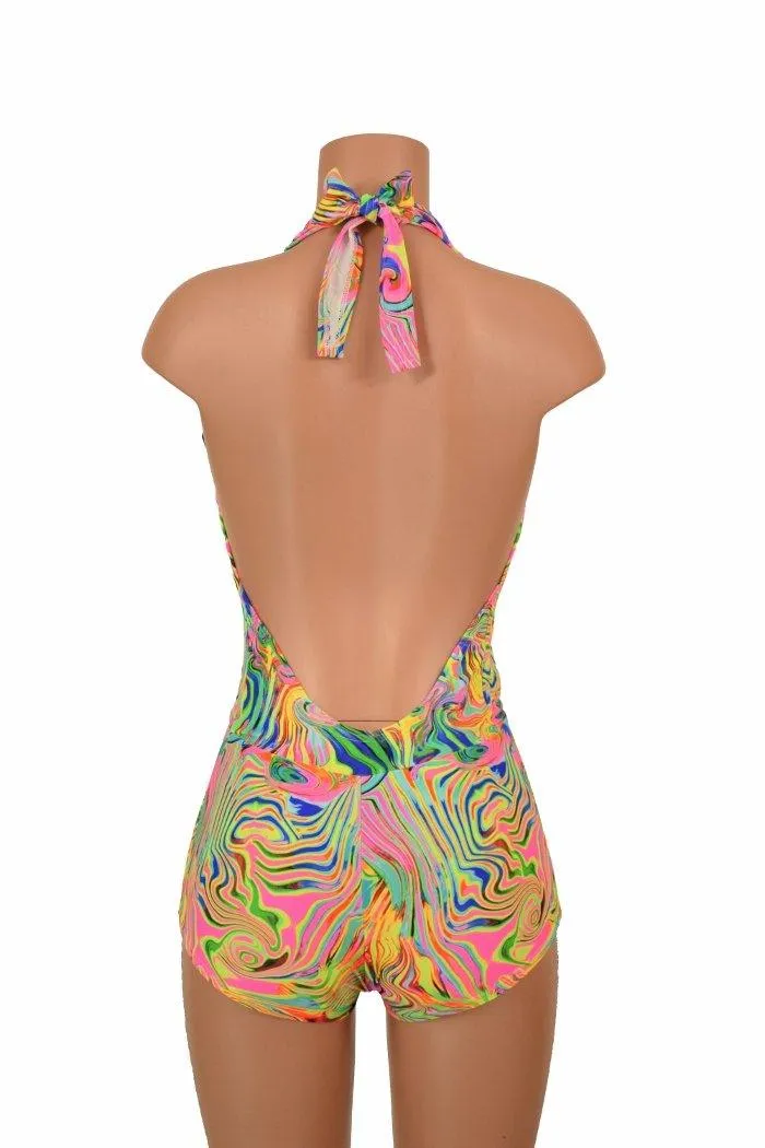 "Josie" Romper in Neon Flux