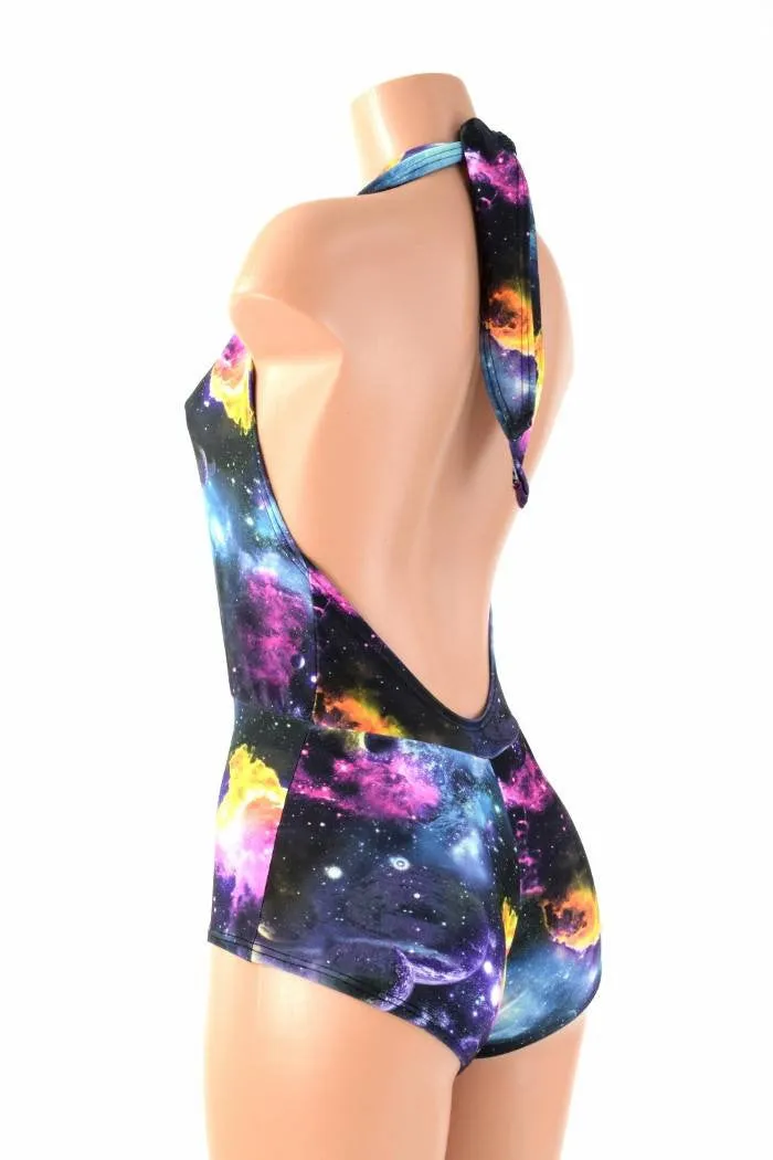 "Josie" Romper in UV Glow Galaxy