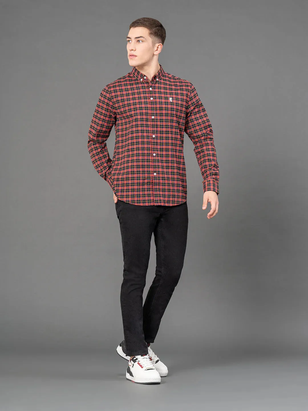 Red Tape Men Solid Shirts