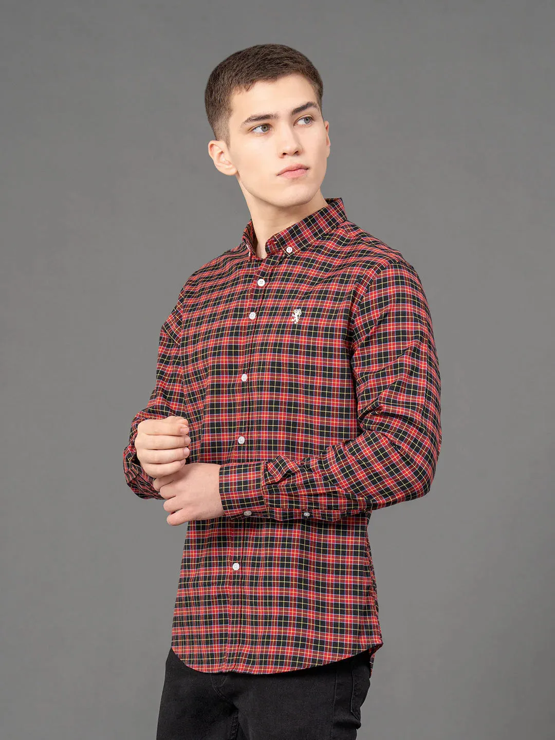 Red Tape Men Solid Shirts