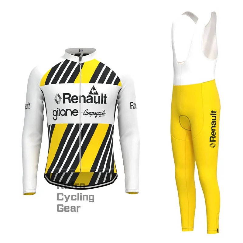 Renaylt Retro Long Sleeve Cycling Kit