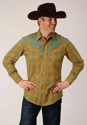 Roper Butterscotch (Yellow) - Men's Western Shirt