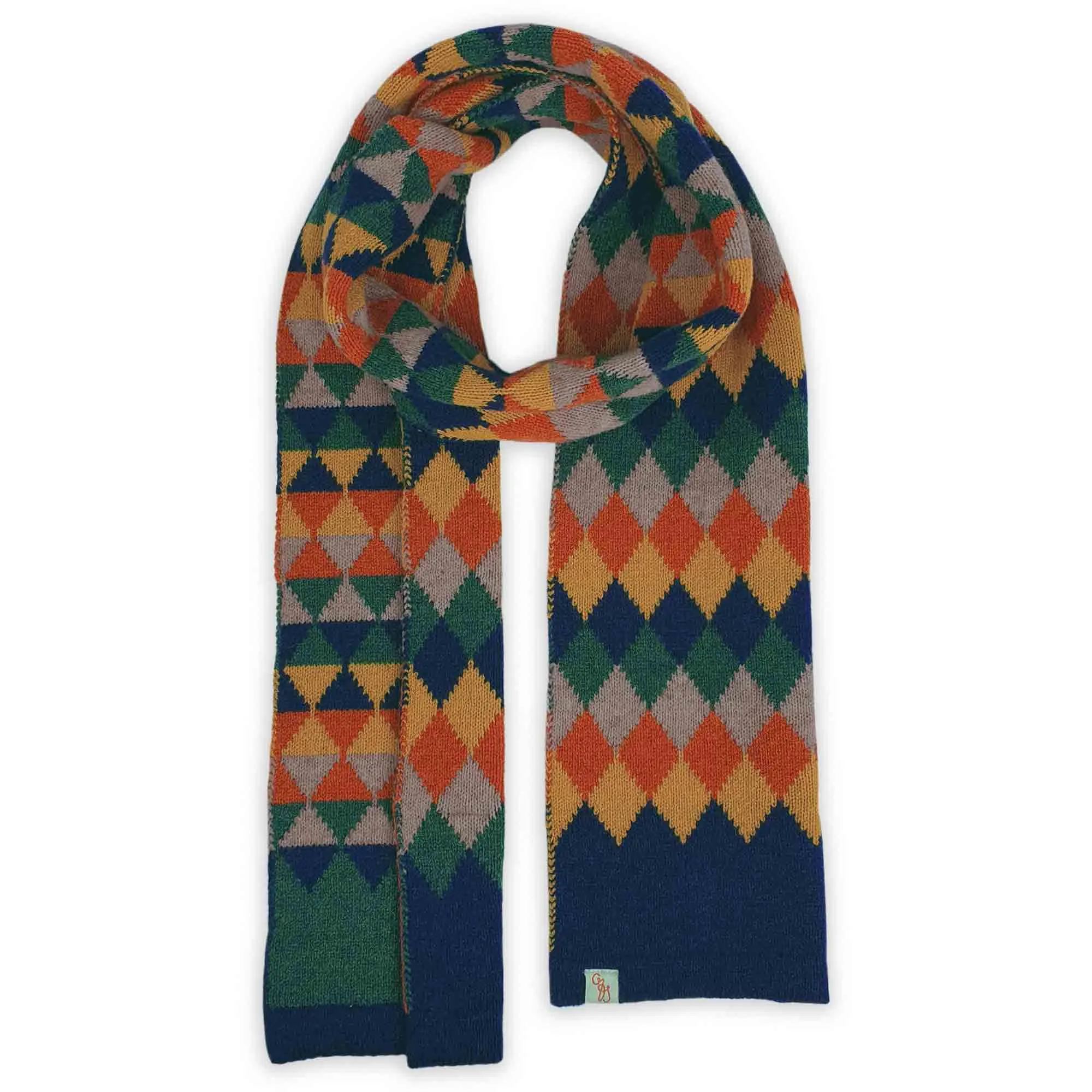 SCARVES - ARGYLISH - PREMIUM AUSTRALIAN LAMBSWOOL