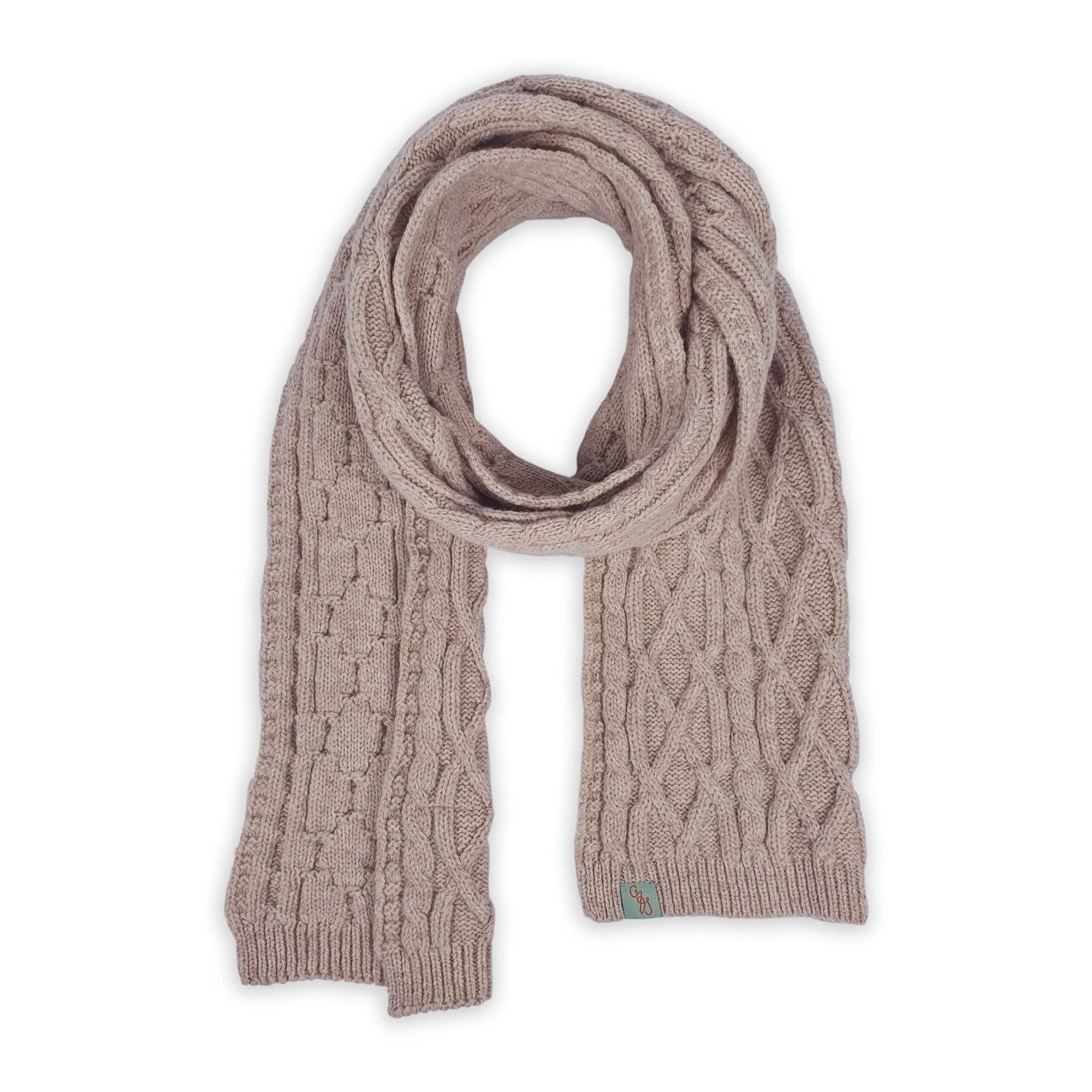 SCARVES - BRIOCHE - PREMIUM AUSTRALIAN LAMBSWOOL