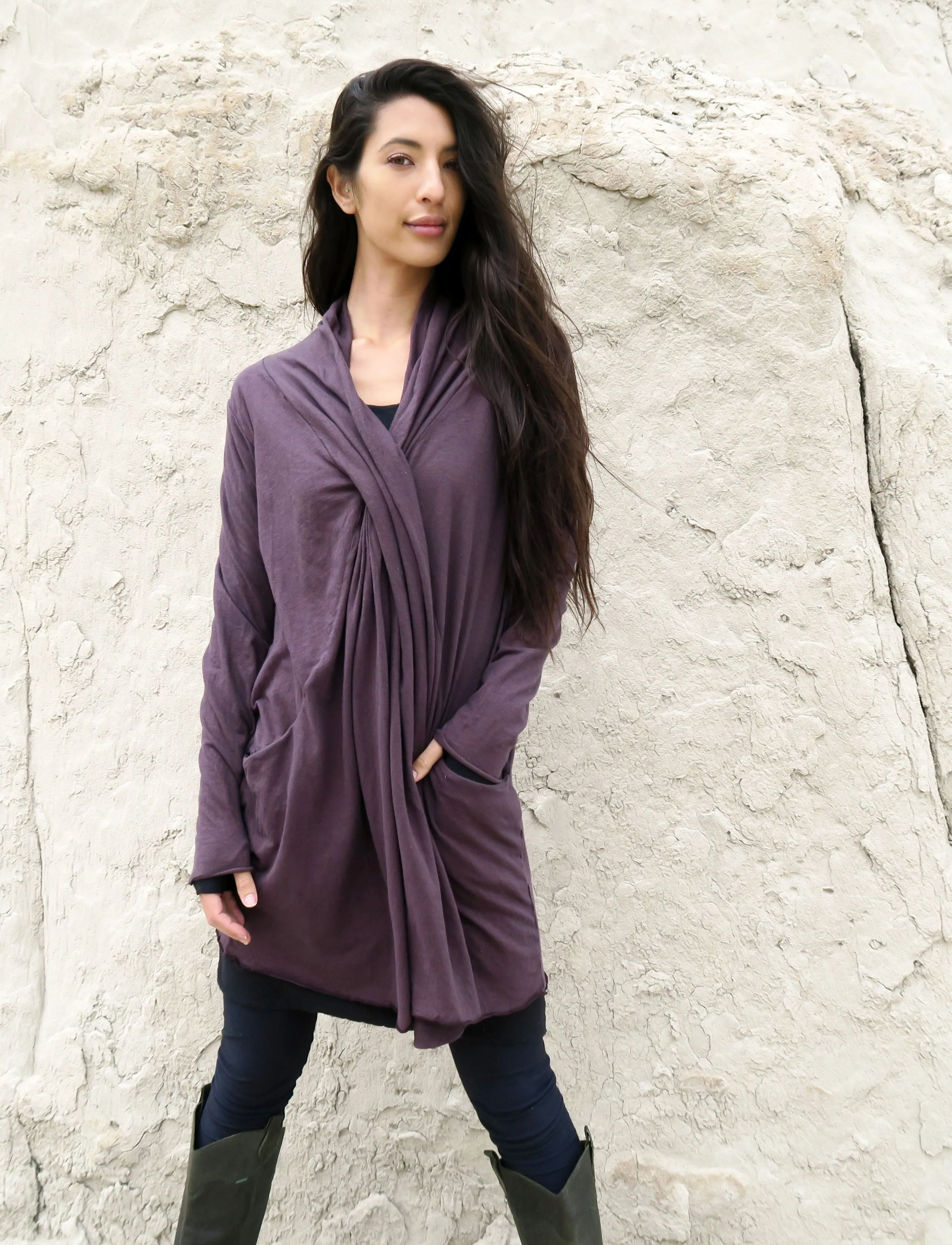 Shawl Collar Origami Tunic