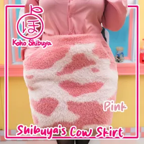 Shibuya's Cow Skirt (Pink)