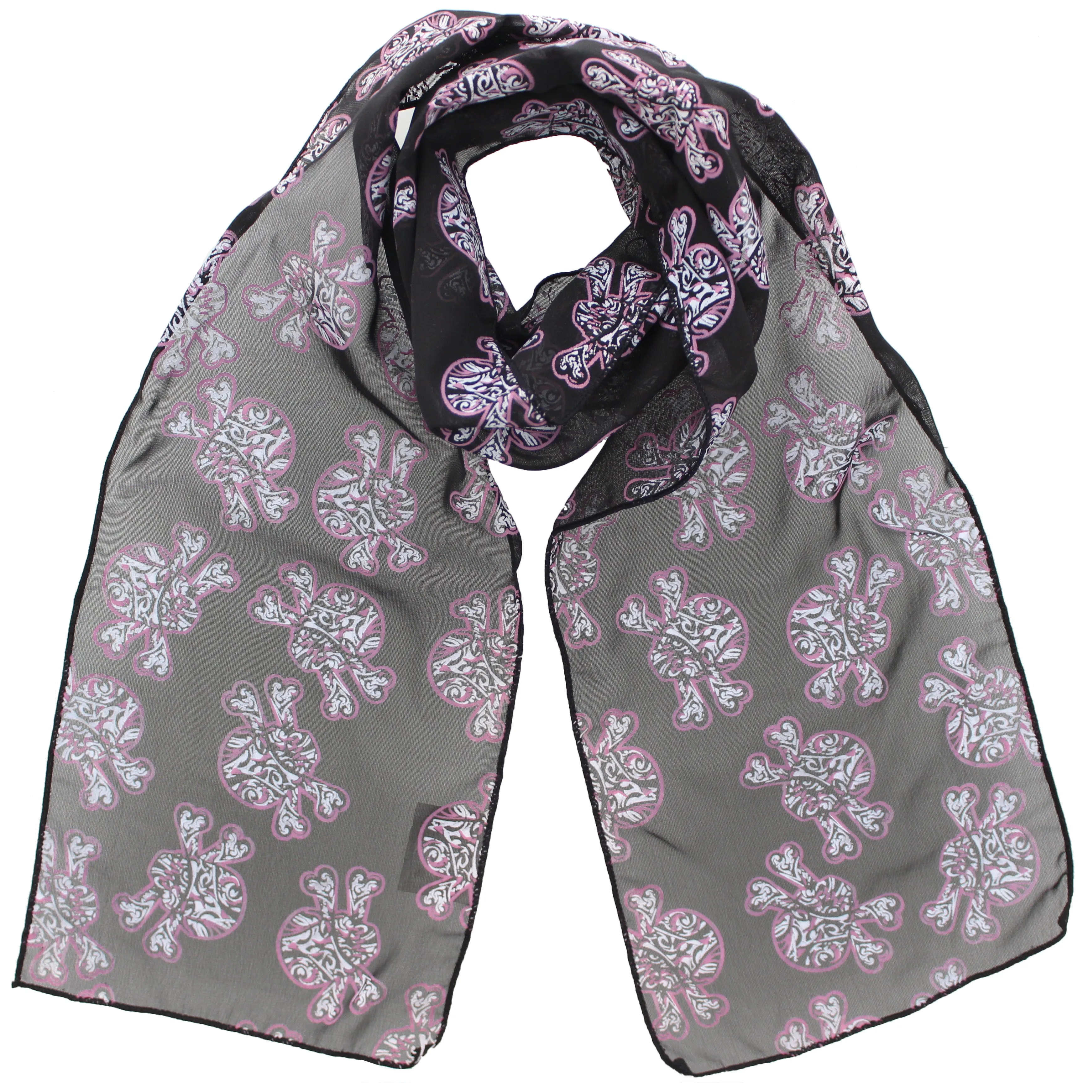 Skull & Crossbones Sash Scarf