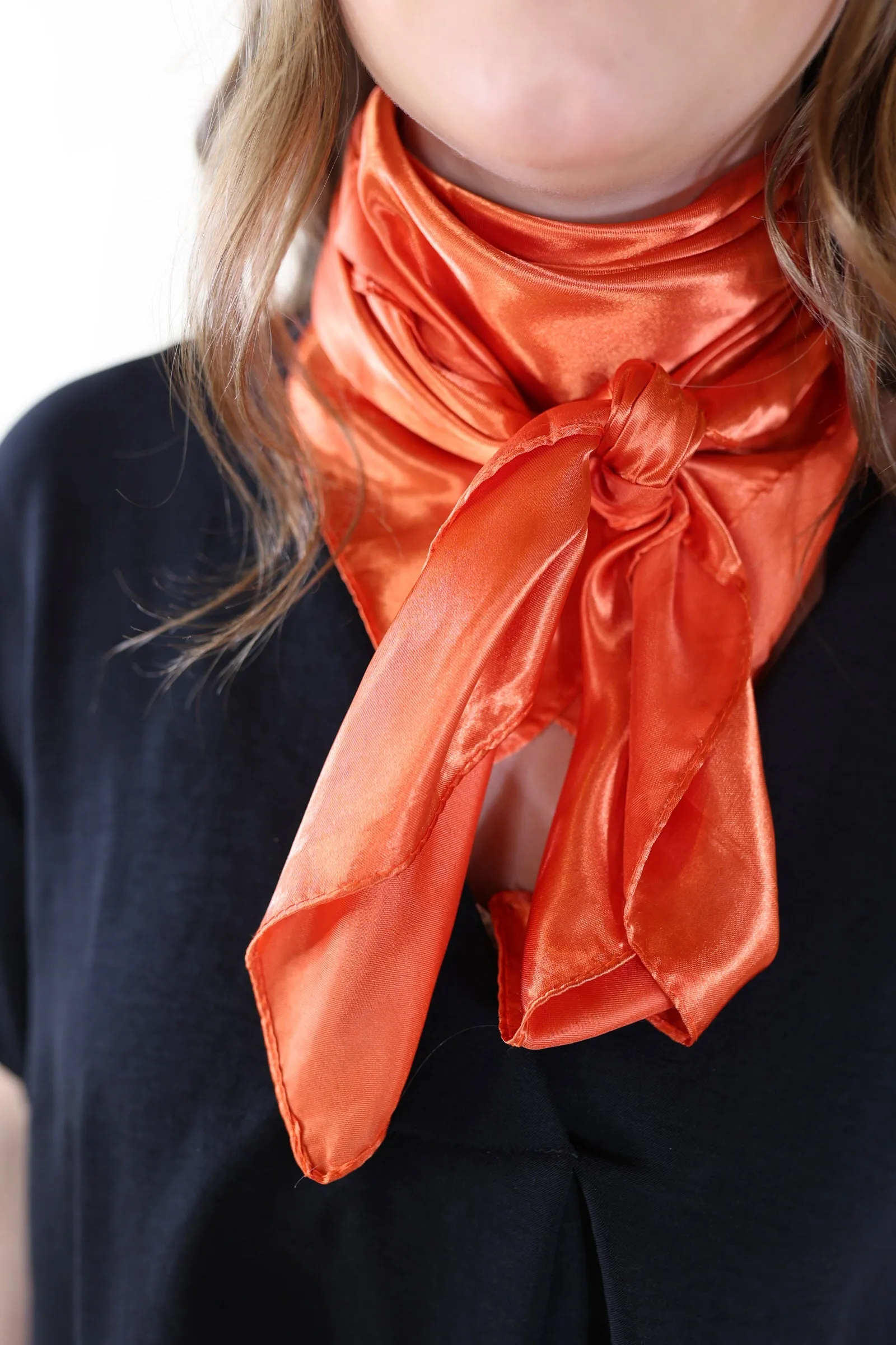 Solid Colored Scarf in Coral