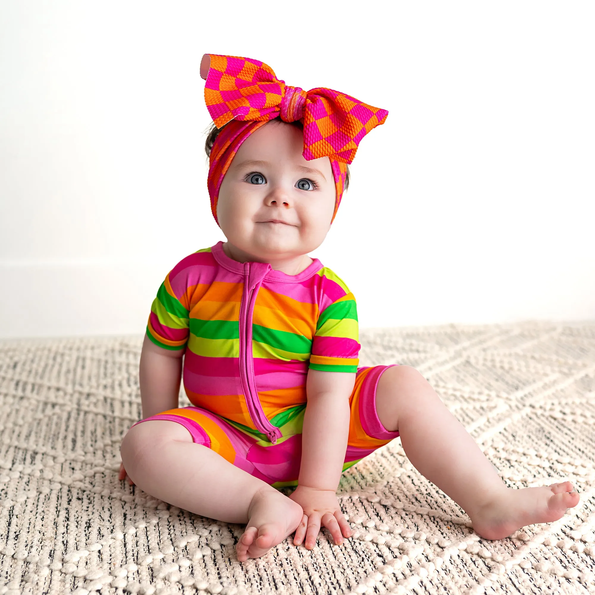 Stephanie Stripe SHORTY ZIP