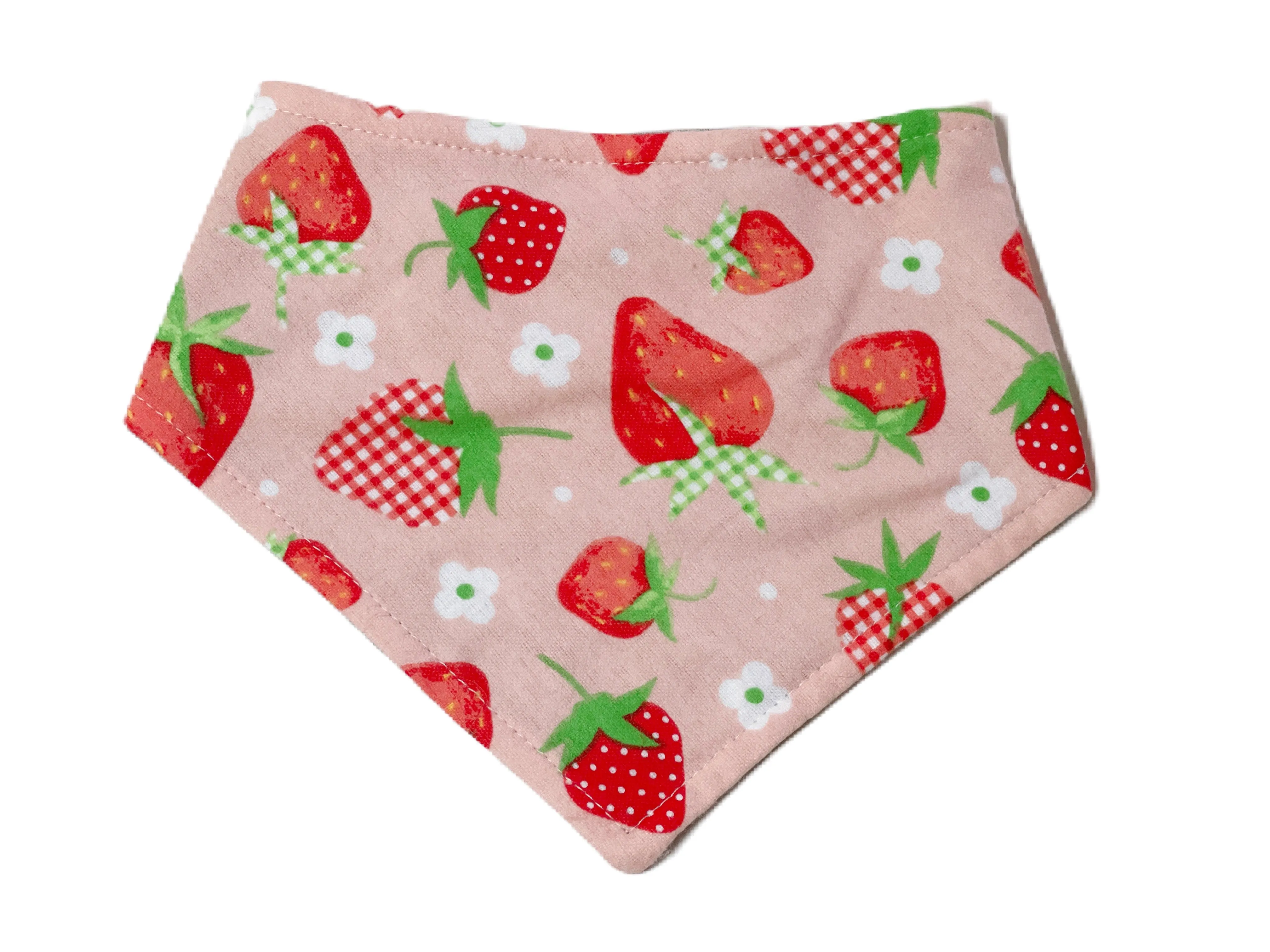 Strawberry Shortcake - Eco-Friendly Snap On Bandana - Made in the USA