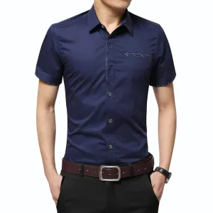 Summer New Men's Shirt Brand Luxury