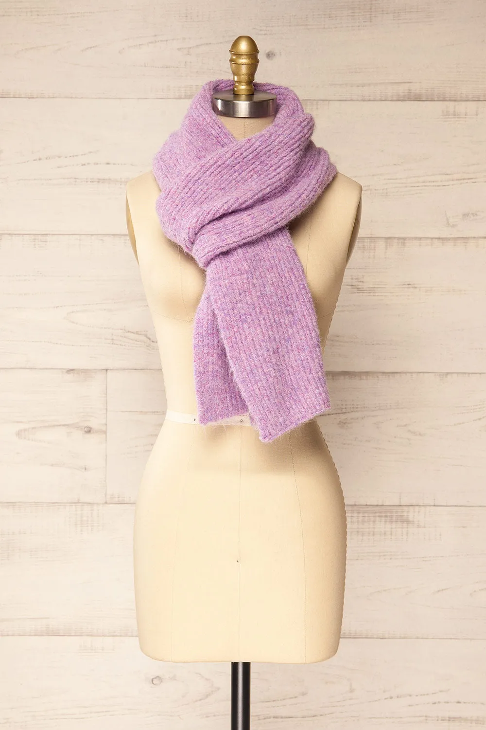 Sunderland Lavender | Soft Knit Scarf