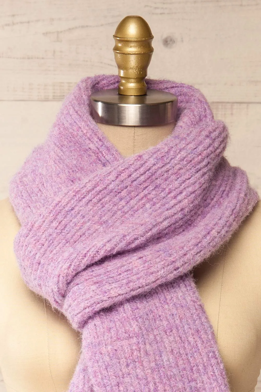 Sunderland Lavender | Soft Knit Scarf