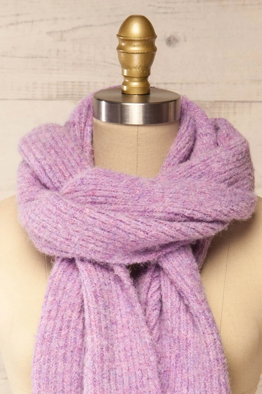 Sunderland Lavender | Soft Knit Scarf