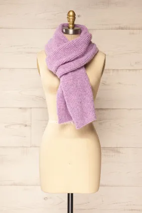 Sunderland Lavender | Soft Knit Scarf