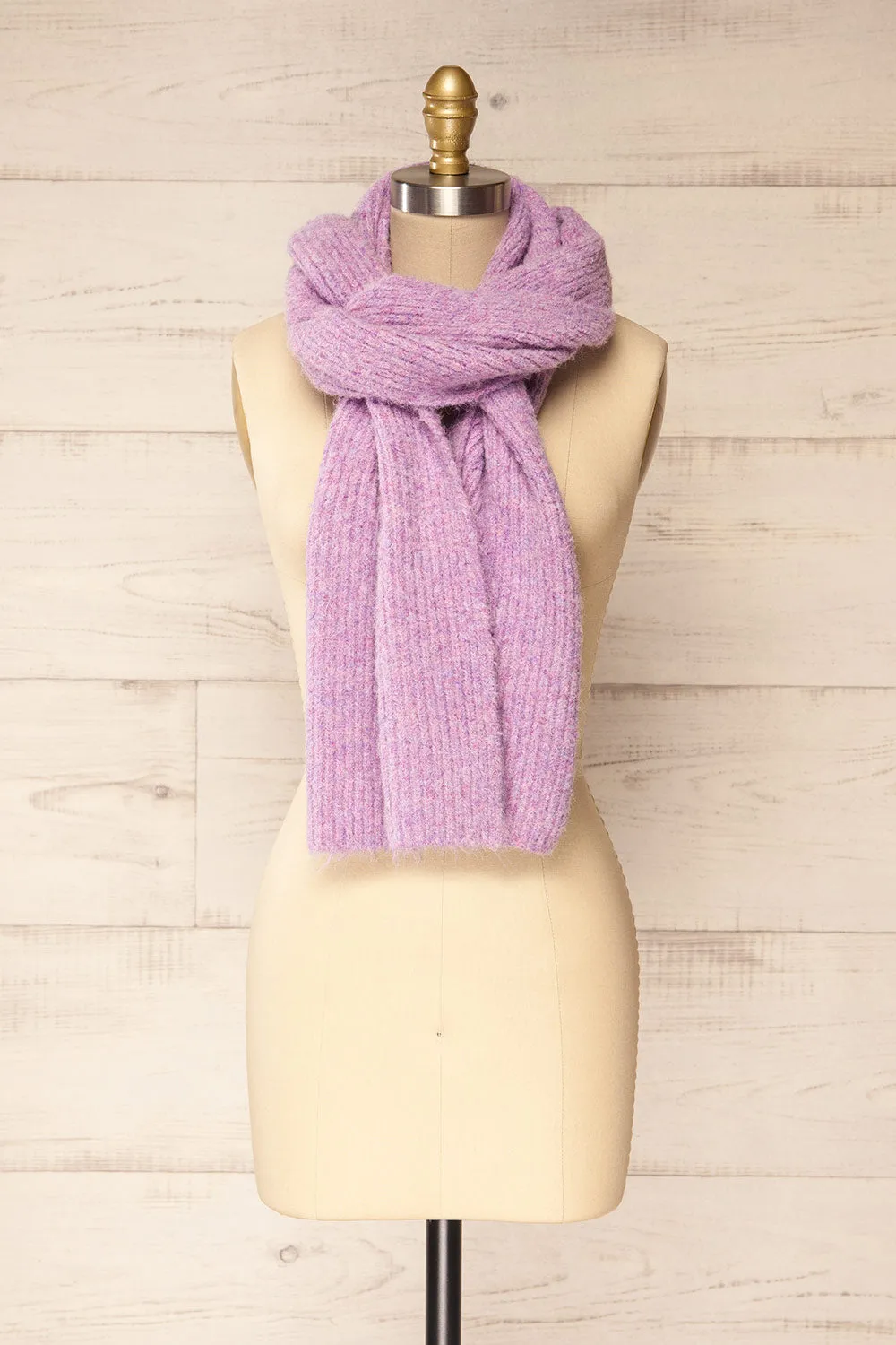 Sunderland Lavender | Soft Knit Scarf