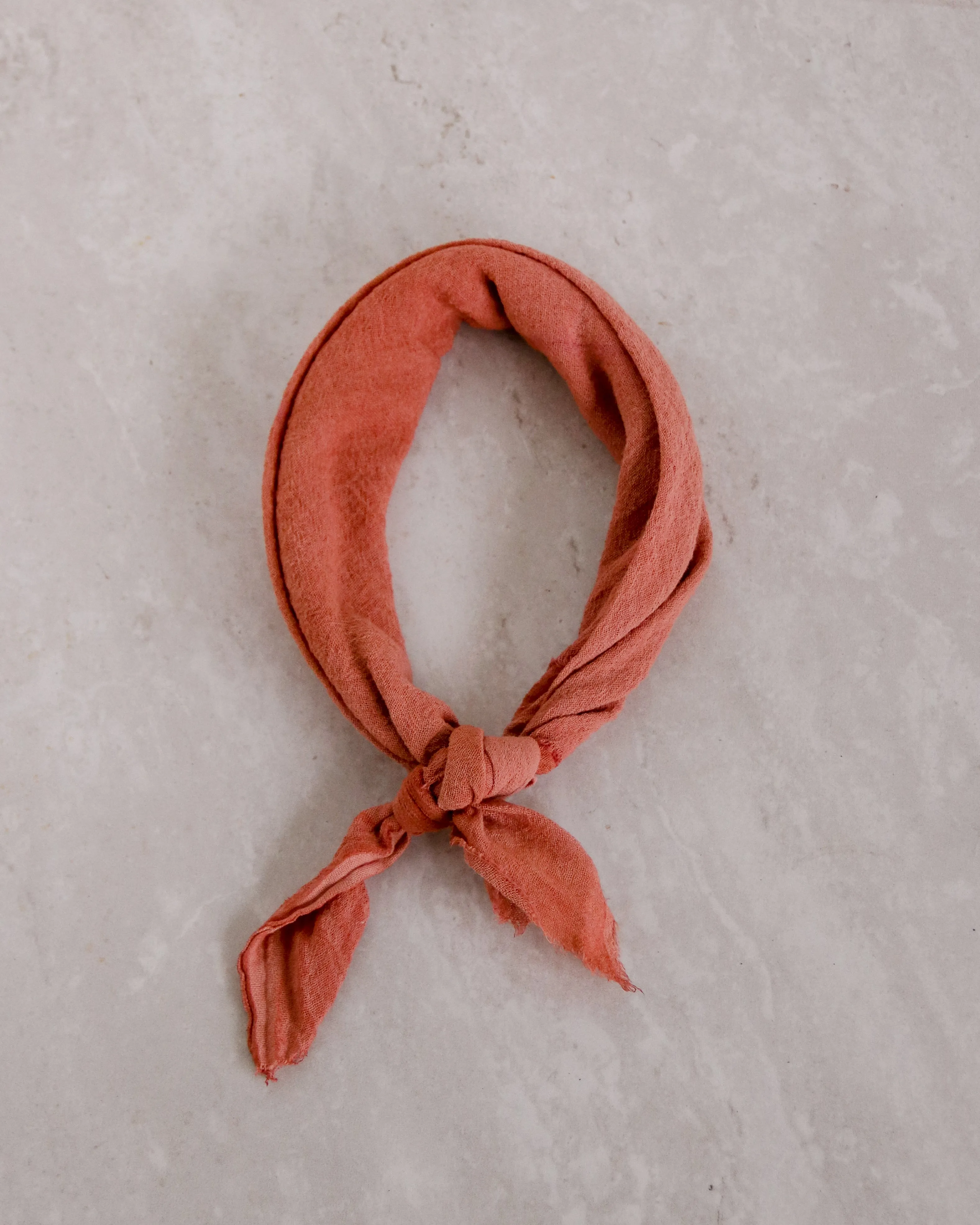 Terracotta Cotton Plant Dyed Bandana