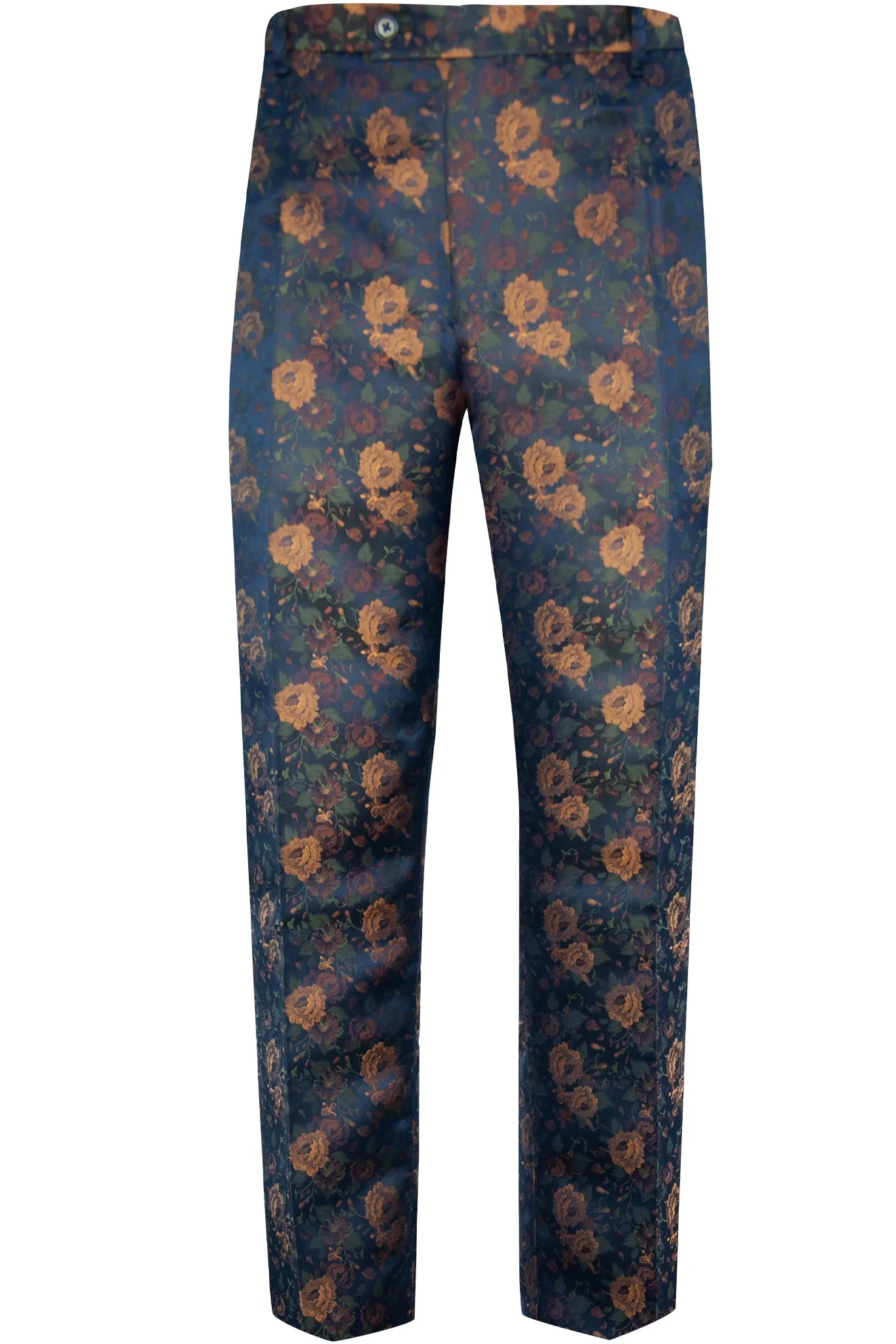 The Netherwood Navy Floral Paisley Suit